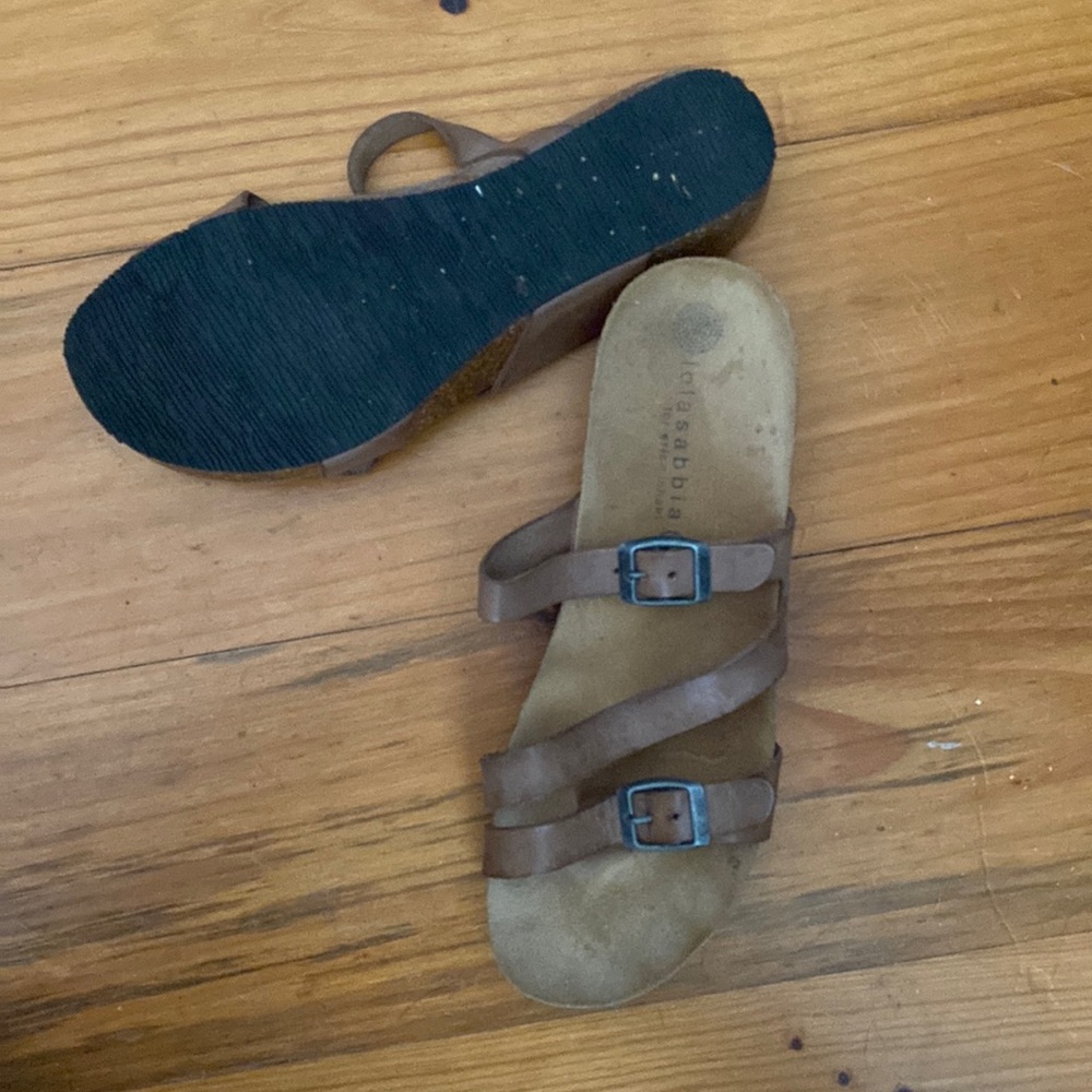 Taupe Lola sabbia sandals, in good condition gently worn